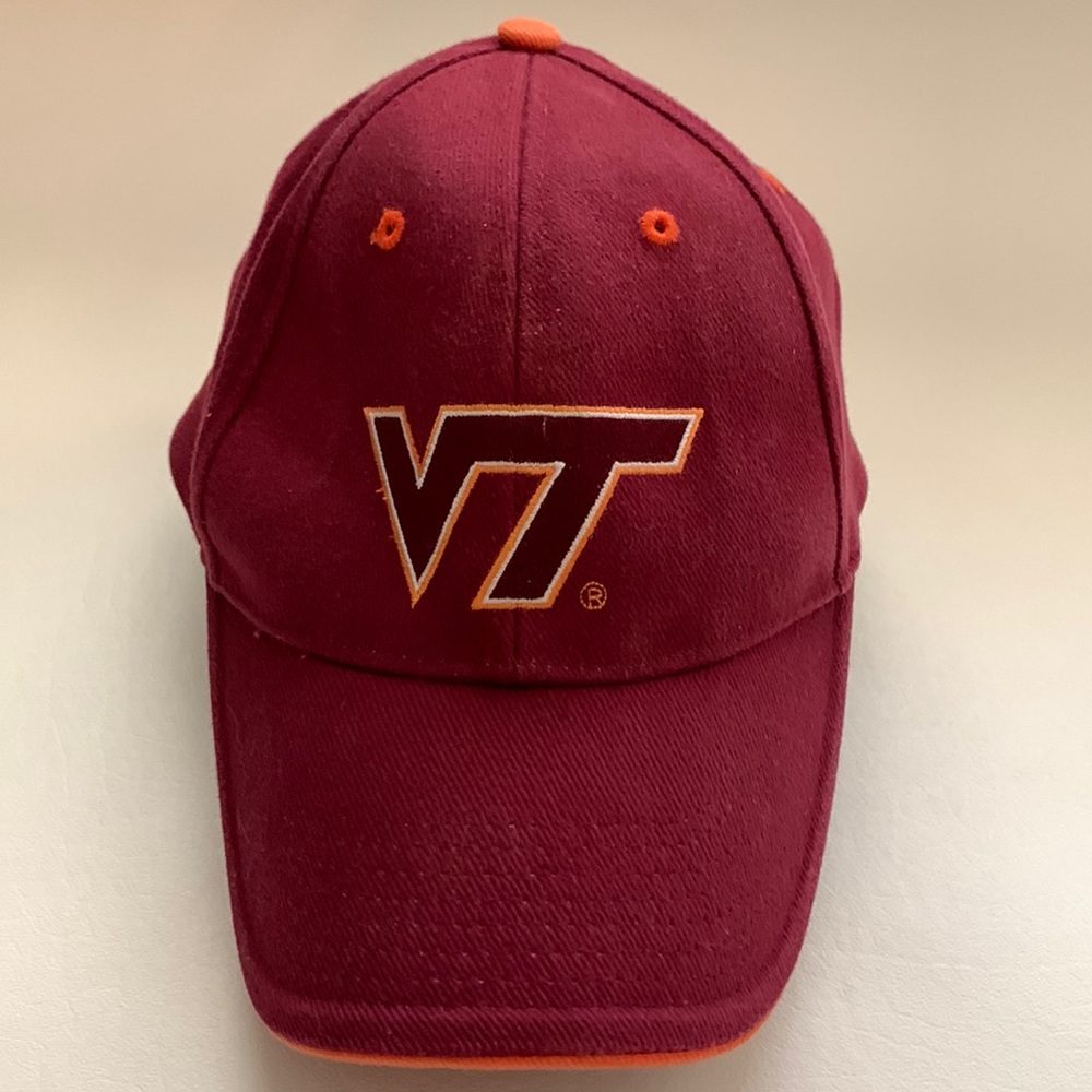 VIRGINIA TECH VT Baseball Hat
 licensed Collegiate 
Adjustable in the back